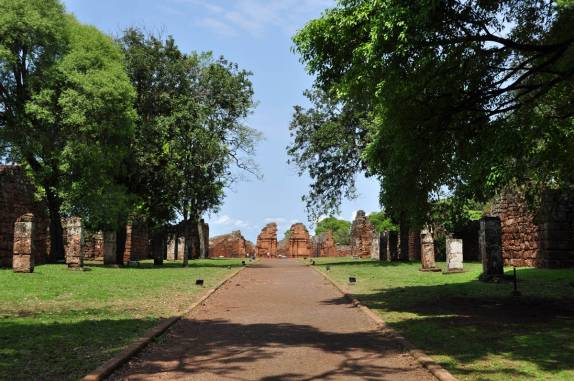 As ruínas jesuítas de San Ignacio Mini, na Argentina